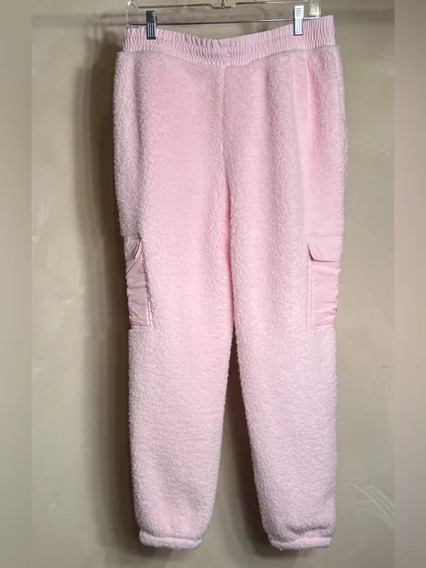 Hippie Rose Women’s Ballet Slipper Cozy Sherpa Joggers,Casual Loungewear|Size:L - Image 11