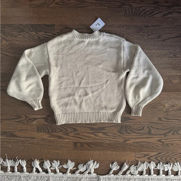 Princess Polly Tan cable knit oversized jumper sweater NWT - Image 7