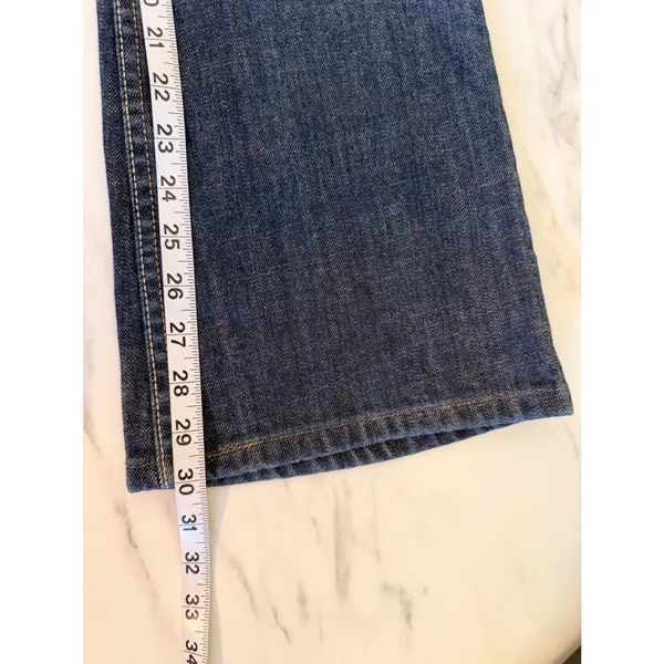 William‎ Rast Madison Vintage Trouser Jeans Dark Wash Flare Low Rise Size 27 USA - Image 11