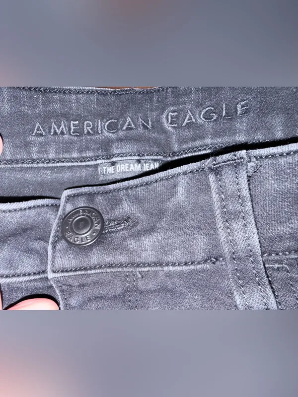 American Eagle Outfitters Black Skinny High-Rise Jeans - Image 6