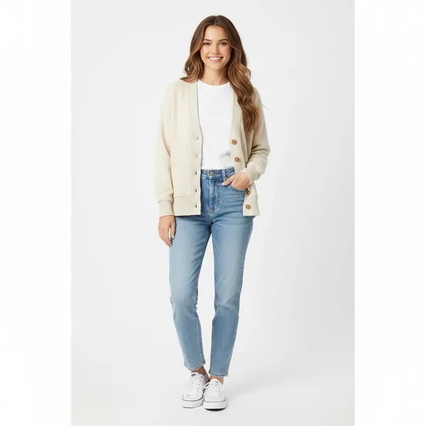 Arie Fleece Cardigan Sweater - Image 3