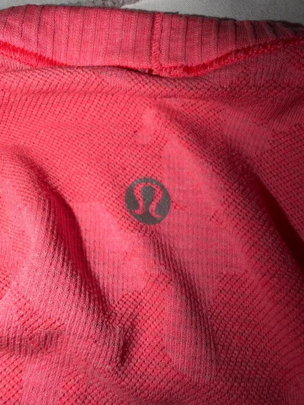 Bright salmon pink Lululemon swiftly long sleeve - Image 6