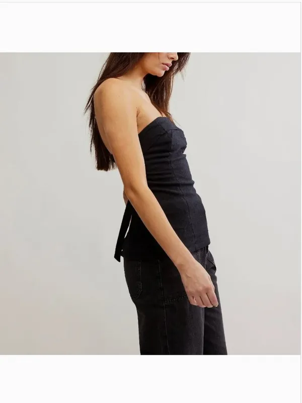 FREE PEOPLE NWT Lora Tube / Black - Image 2