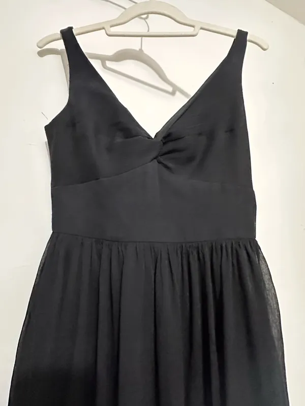 Black Silk Fit & Flare Dress J.crew (2) - Image 2