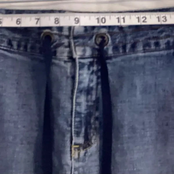 Old Navy Stretch Just Below The Waist Denim Jean Skirt Women Size 12 - Image 4