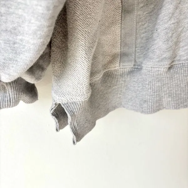 Aerie Gray Oversized Crewneck Sweatshirt Athleisure Loungewear Cozy - Image 10