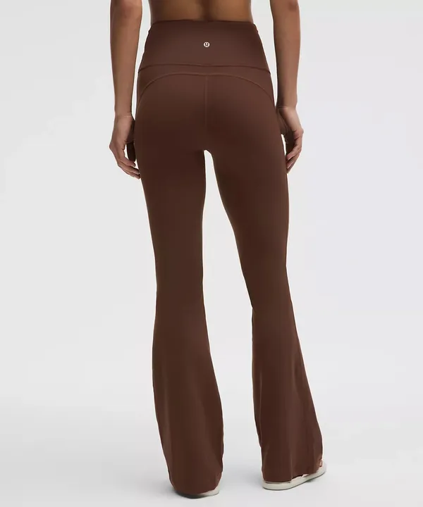 Lululemon Brown Lava Cake Groove Nulu Super-High-Rise Flared Pant Leggings Tight - Image 3