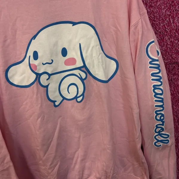 Cinamarol Sanrio Kawaii Anime Cartoon Crewneck Sweater L - Image 2