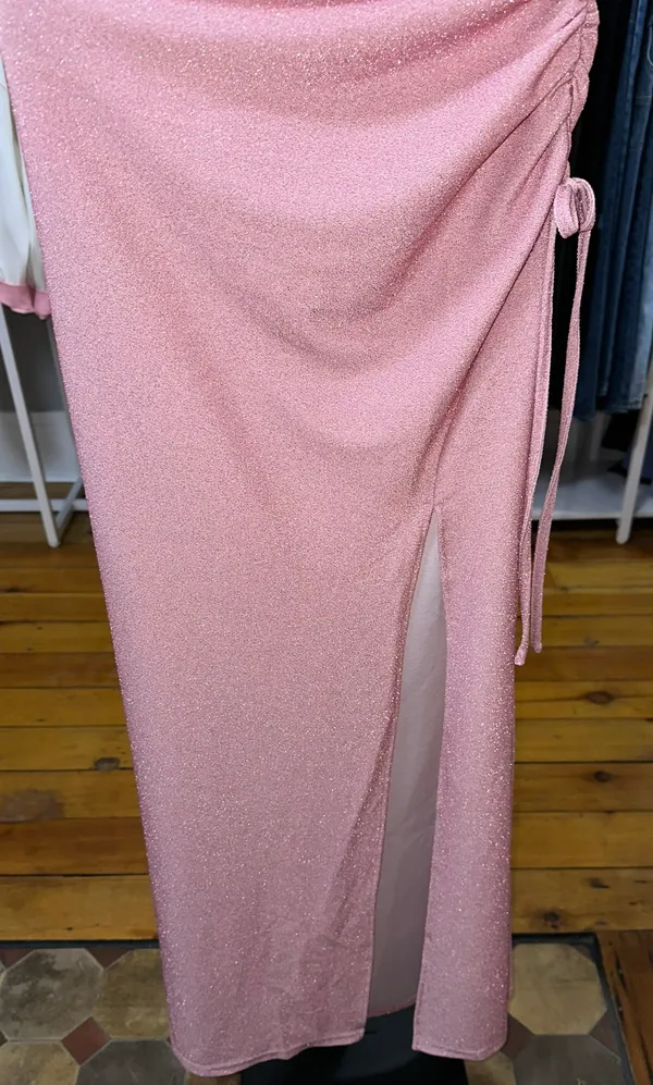 D&M Pink Glitter Formal Dress - Image 6