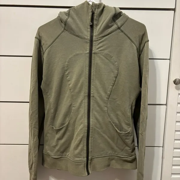 Lululemon On The Daily Hoodie Heathered Fatigue Fog - Image 2