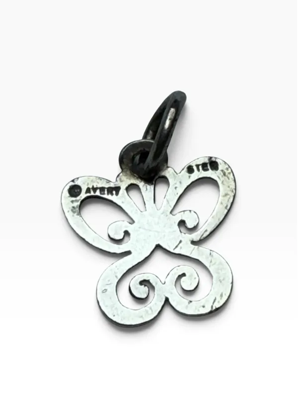 James Avery Sterling Silver Retired Spring Butterfly Charm COA - Image 5