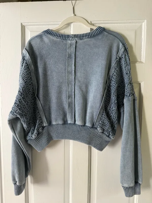 Altar'd State open knit sweater - Image 3