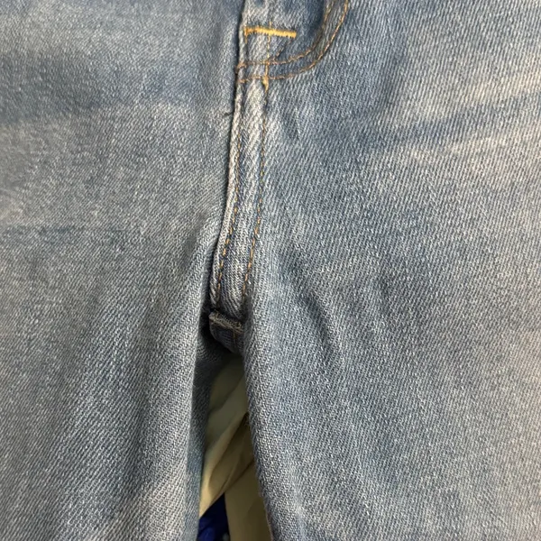7‎ For All Mankind Distressed Frayed Ankle Skinny Jeans - Image 4