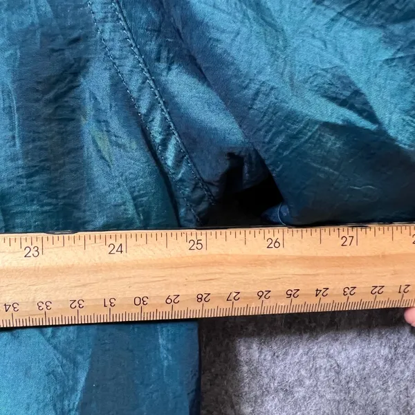 Vintage IZZI Outerwear Puffer Coat Insulated‎ Winter Jacket Teal M 80s 90s - Image 5
