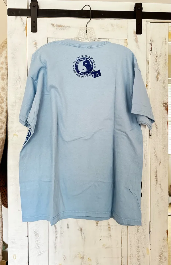 Big prints surf print shirt Blue Size XL - Image 4