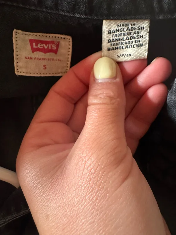 Levi’s Ellie Black Denim Jacket  - Image 6
