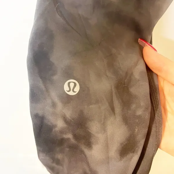 Lululemon crop pitch gray graphite gray diamond dye align leggings - Image 9