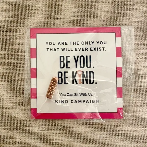 The Bar NWT Keep Collective Rose Gold KIND Bar Charm, Add the B Charm = B KIND Bracelet - Image 2