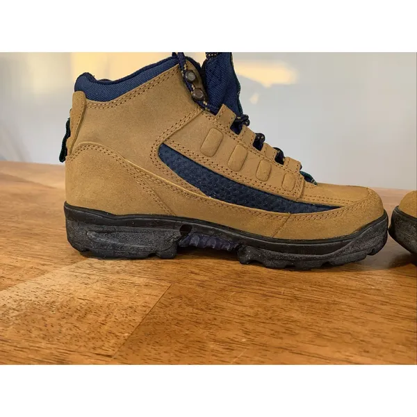 Hi-Tec Boots Lady Trilogy Hiking‎ Boots Womens Size 6.5 Tan and Green Model 5303 - Image 5