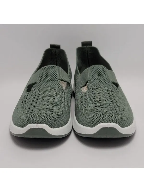Women's Breathable Mesh Slip On Sneakers Comfortable Lightweight Walking Shoes - Image 6