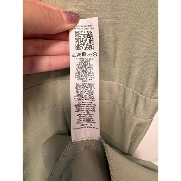 NWT ASOS‎ DESIGN Womens Sage Green Maxi Dress Sleeveless US 10 Casual - Image 7