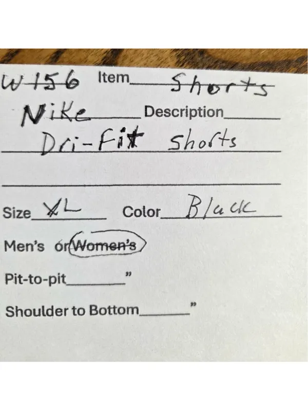 Nike Women’s Dri-FIT Running Shorts Brief Liner Black Size XL W-156 - Image 6