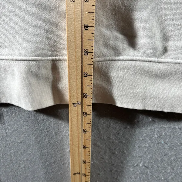 942 | Athleta Do‎ With Less Embossed Graphic Raglan Sweatshirt White Women M - Image 5