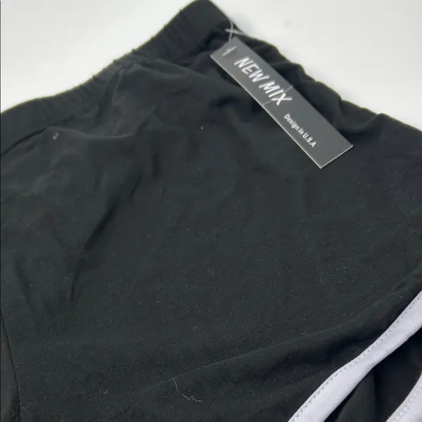 New Mix Black and White Women's Athletic Shorts - Image 14