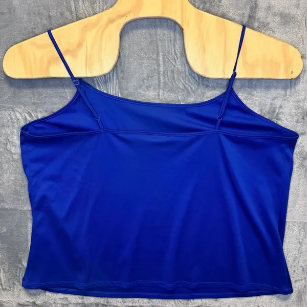 1952 | Royal Blue Minimalist Stretch Layering‎ Cami Tank Top Women 2X - Image 2
