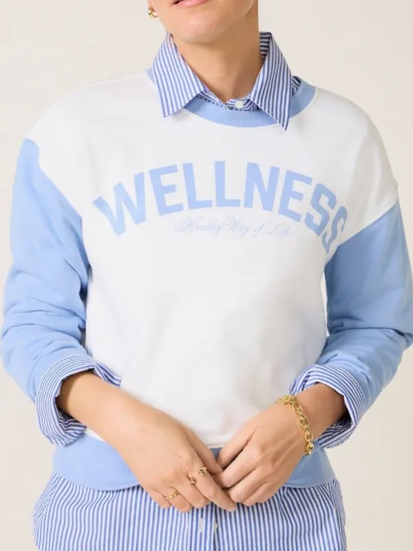 NWT EVEREVE X Lifetime Wellness Graphic Sweatshirt Size Large - Image 2