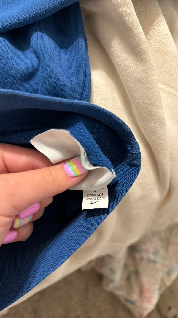 Blue Nike Hoodie Women’s - Image 4
