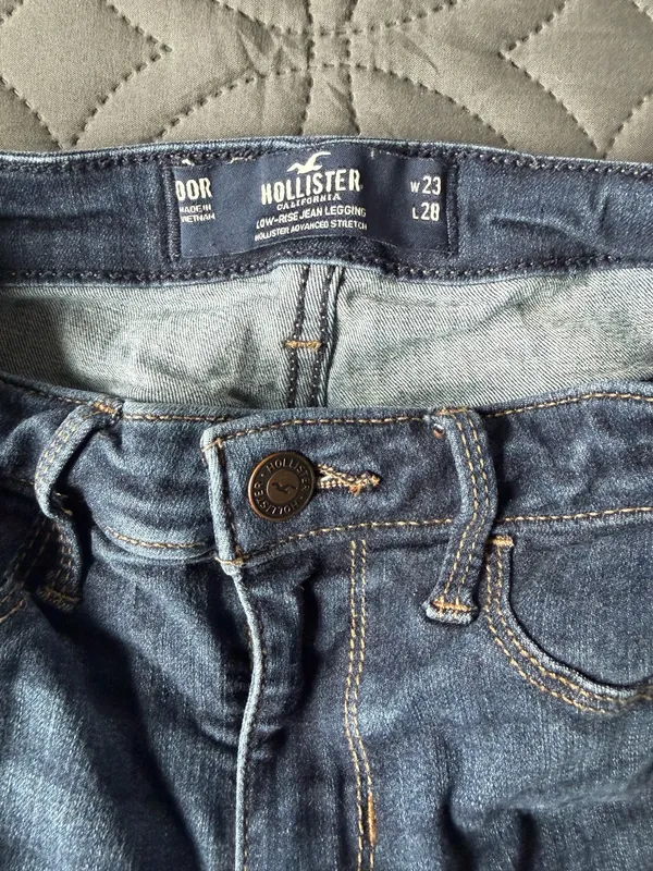 Hollister Jeggings Jeans Skinny Low-Rise 00R - Image 2
