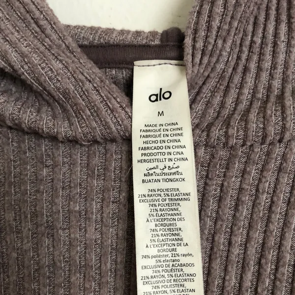 Alo Yoga Muse Hoodie Raisinette Heather M - Image 5