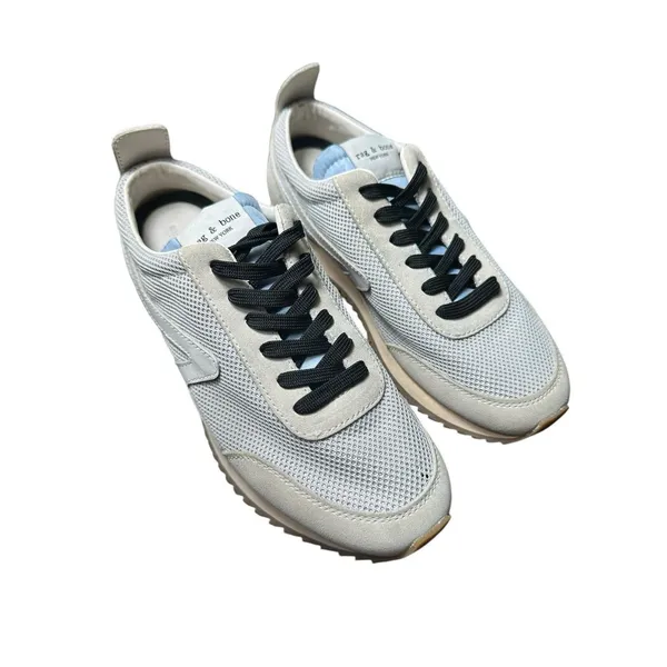 Rag&Bone Women’s 37.5 US‎ 6.5 Grey Retro Runner Suede Trainers Sneakers #S63-6 - Image 2