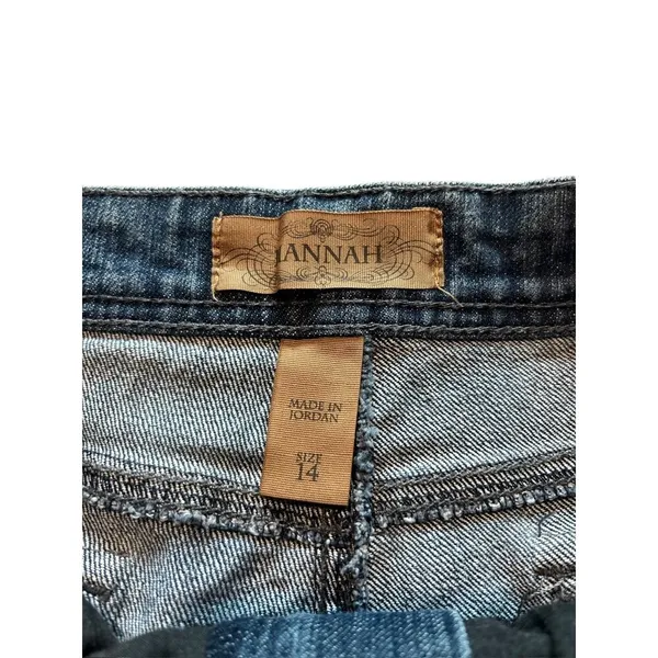 Hannah Women's Blue Jeans Size 14 - Image 3