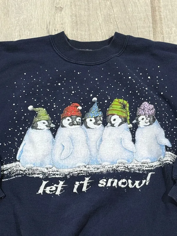 Vintage Penguin Crewneck Sweatshirt - Image 3