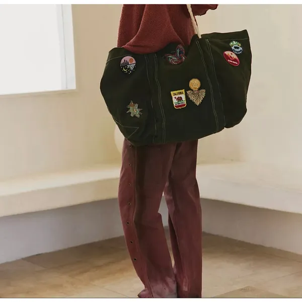 Free People Been There Badge Tote Bag NWT - Image 4