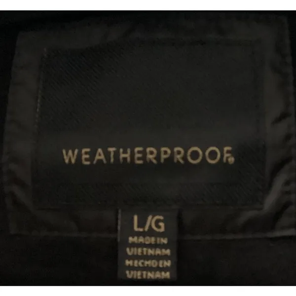 Weatherproof Womens Black Hooded Quilted Longline Vest L - Image 3