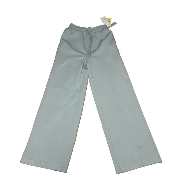 NWT All in Motion Womens Sage Airy Sleek High Rise Wide Leg Ribbed Pant XS - Image 2