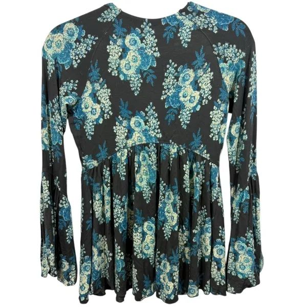 NWT Free People Speak Easy Boho Floral Blouse Top Size XS‎ Feminine Romantic - Image 7