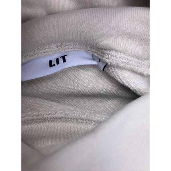 LIT Sweatshirt Women‎ Large Beige Turtleneck Long Sleeve Pullover Cozy Comfort - Image 9