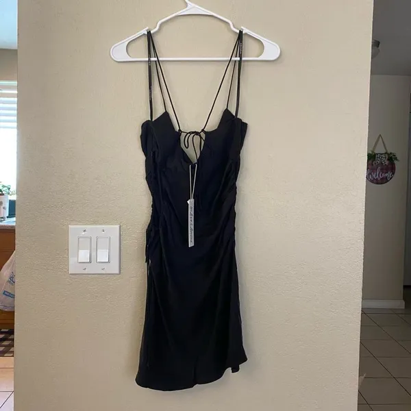 NWT For Love And Lemons KARA Black mini Dress, size Xs - Image 3