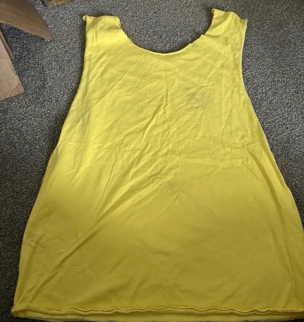 Super soft Yellow Tank Size XL - Image 3