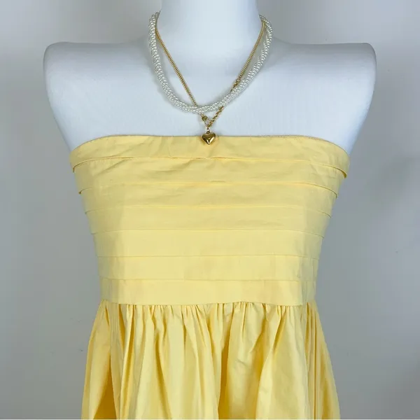 Lusana Freddie Pintuck Mini Dress in Honeycomb NWT Women Dress Size Small - Image 4