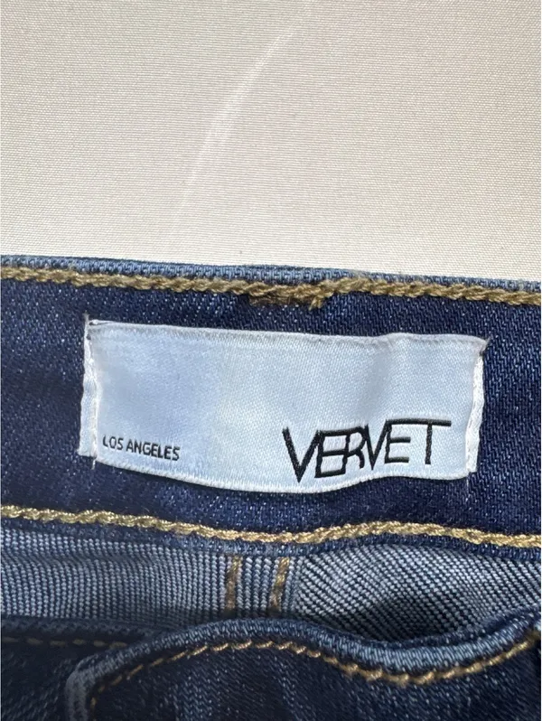 Vervet Wide-Leg Blue Denim Jeans - Comfy, Casual, and Ready - Image 2