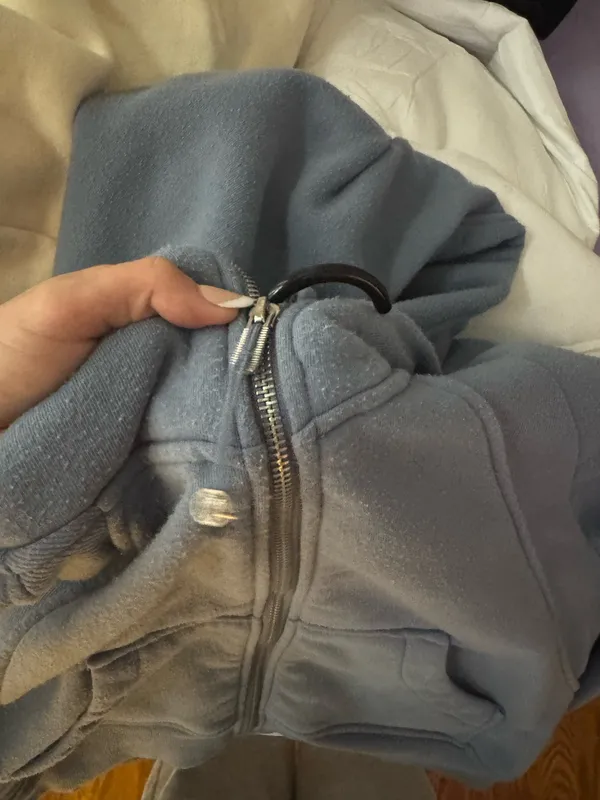 Blue full zip scuba Size M - Image 2