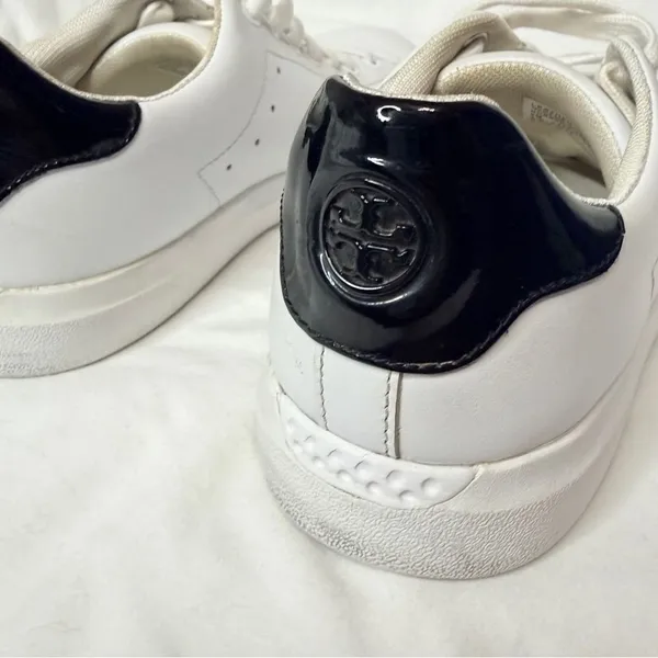 TORY‎ BURCH Women's Howell Court Sneakers, Size 6M - Image 7