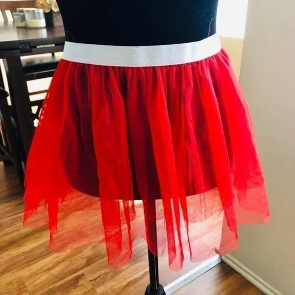 Disney Women’s Red Tutu Skirt sz S - Image 3