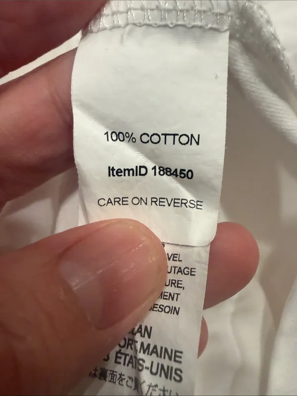 L.L.Bean white turtle neck size xlarge. - Image 5
