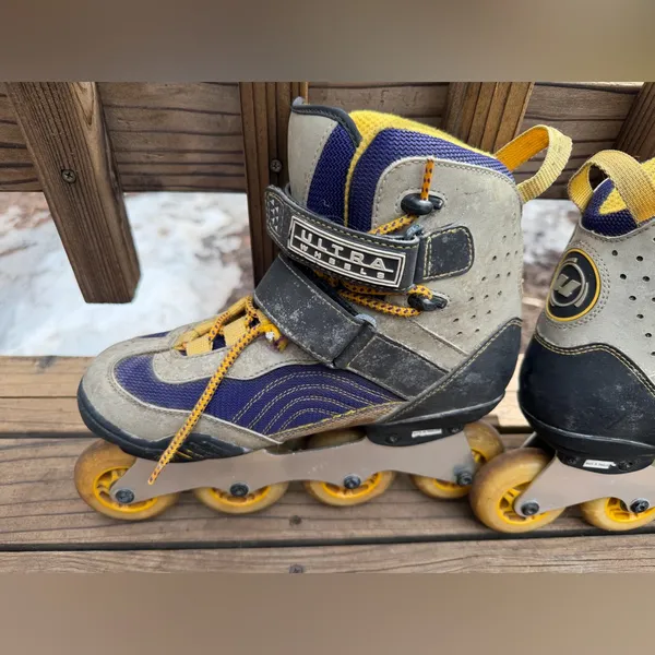 Vintage 90’s Ultra Wheels Inline Skates Gray Size 9 - Image 7